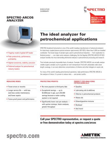 SPECTRO ARCOS ANALYZER