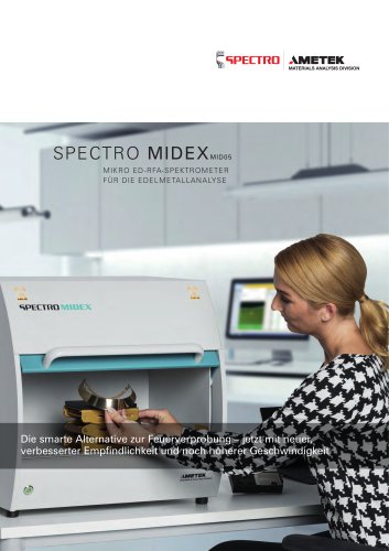 SPECTRO MIDEX Edelmetalle