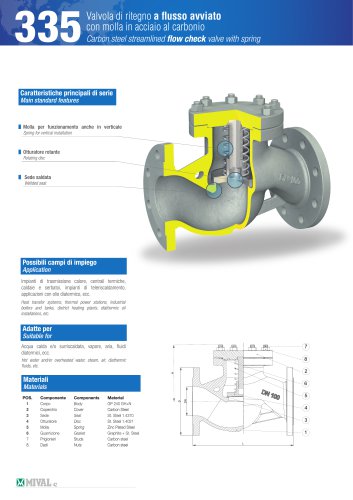 Check valve – Item 335