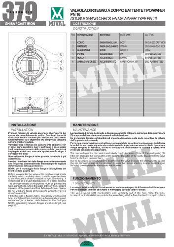 Double Swing Check Valves