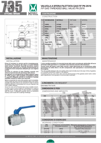 One piece ball valve full bore class 800