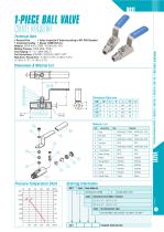 1 Piece Ball Valve - ND1T