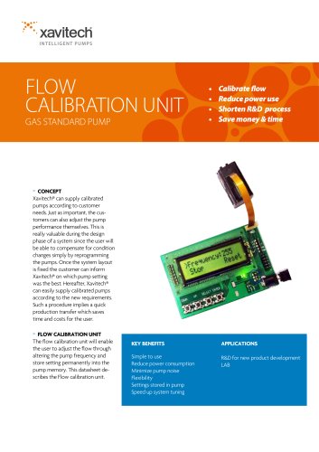 Flow Calibration Unit