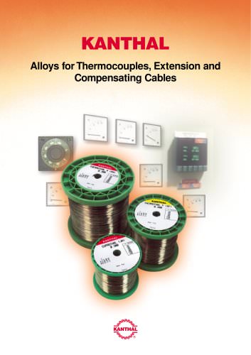 KANTHAL  Alloys for Thermocouples, Extension and