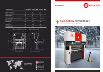 BALL-SCREW PRESS BRAKE