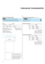 ROLLBLOC Tischeinsätze - 1