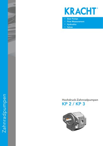 Hochdruck-Zahnradpumpen KP 2 / KP 3