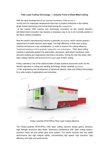 Farley Laserlab laser cutting machine