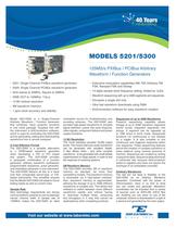 Model 5201/5300  125MS/s PXIBus/PCIBus Arbitrary Waveform Generator