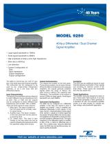 Model 9250  30MHz Differential / Dual-Channel Signal Amplifier