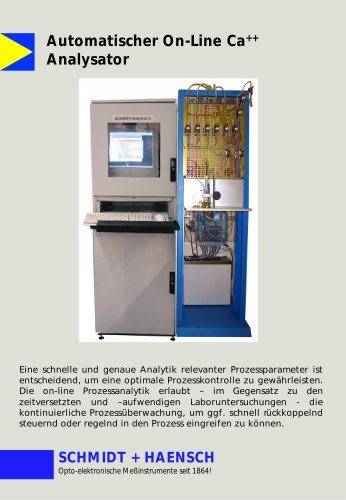 Automatischer On-Line Ca++ Analysator