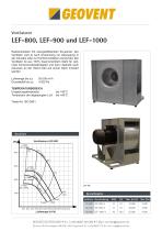 LEF 800 - 1000