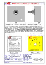 MPC32A INDUSTRIAL PHASE ANGLE POWER (DIMMER) CONTROL