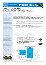 PMR/LMR Common Platform Processors CMX7241 and CMX7341