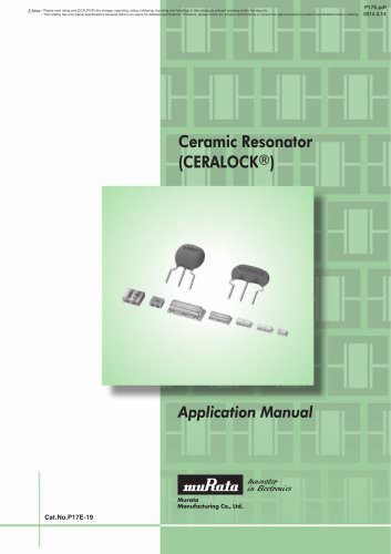 Ceramic Resonators CERALOCK®