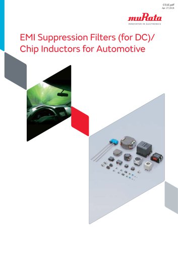 EMI Suppression Filters (for DC)/Chip Inductors for Automoti