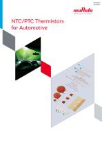 NTC/PTC Thermistors for Automotive