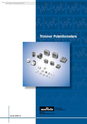 Trimmer Potentiometers