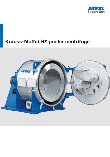 ANDRITZ Krauss-Maffei HZ peeler centrifuge