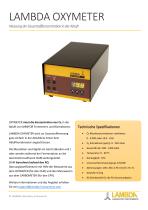 LAMBDA OXYMETER – Messung der Sauerstoffkonzentration in der Abluft - 1