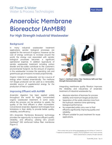 Anaerobic Membrane Bioreactor (AnMBR)