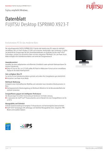 ESPRIMO-X923-T