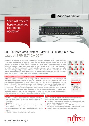 PRIMEFLEX Cluster-in-a-box