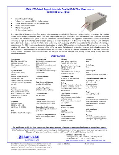 CSI-100-D1-IP66 