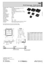 PLCC-Fassungen - Einlöt-Version - 1