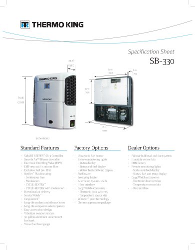 SB-330 Spec Sheet