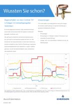 Alco Wussten Sie schon, Regelverhalten von Alco Controls TX7 in Anlagen mit drehzahlgeregelten Verdichtern, Techsheet, 1 Seite - 1