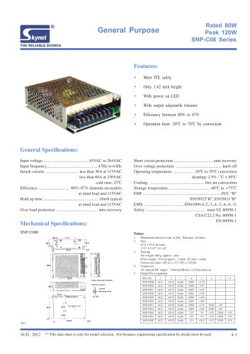 SNP-C08 series