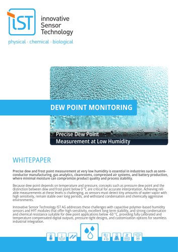 iST_Whitepaper_DewPoint Monitoring