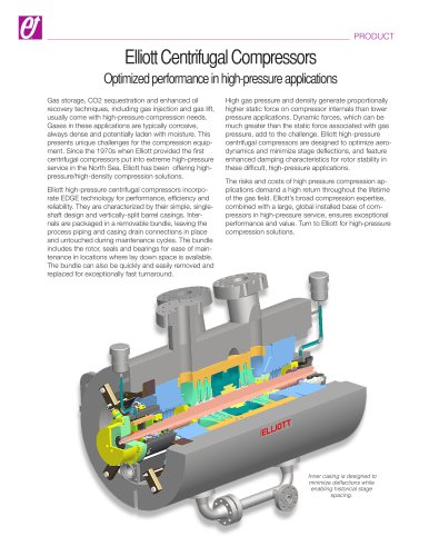 Elliott Centrifugal Compressors