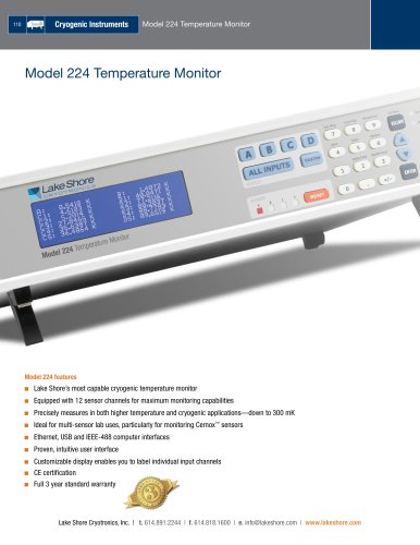 Model 224 Temperature