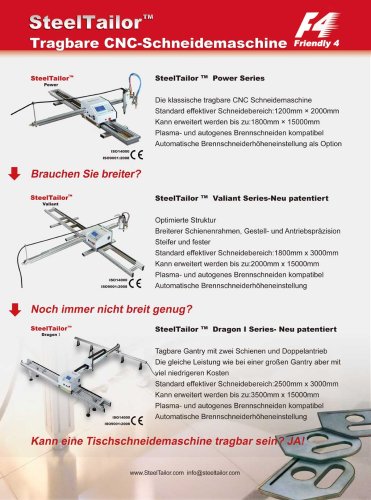 SteelTailor Tragbare CNC-Schneidemaschine