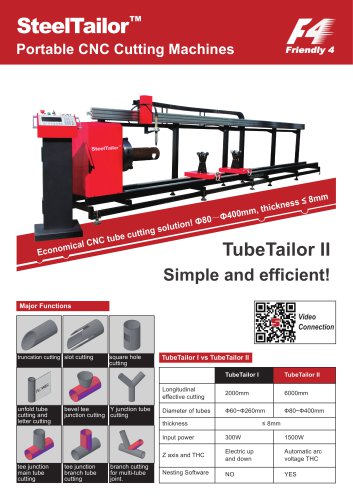 TubeTailorII CNC tube cutting machine