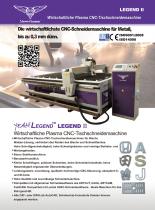 Yeah!LegendII economical plasma cutting machine catalog-de