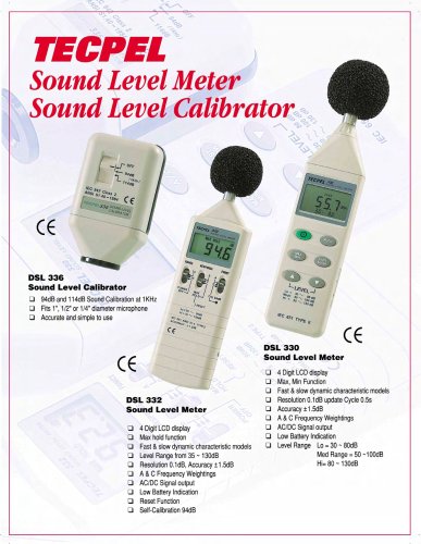 Sound Level Meter/ Noise meter/ Calibrator