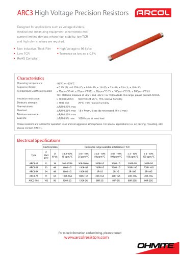 ARCOL ARC3 Series