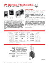 W Series Heatsinks