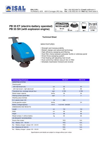 PB 55 ET - PB 55 SH