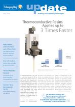 Thermoconductive Resins  Applied up to  3 Times Faster