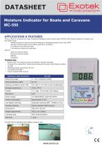 Pinfree Moisture Indicator for Boats and Caravans MC-550