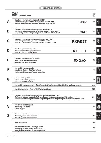 Industrial gearboxes