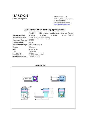 Diaphragm Micropump