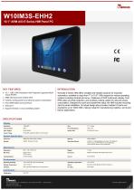 10.1" ARM A53 E Series HMI Panel PC W10IM3S-EHH2