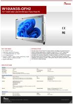 10.1" Intel® Alder Lake-N N150 Open Frame Panel PC W10IAN3S-OFH2