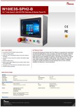 10.1" Intel Atom® x6413E IP65 Stainless B Series Panel PC W10IE3S-SPH2-B