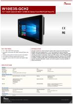 10.1" Intel® Celeron® N6211 G-WIN GC-Series Front IP65 PCAP Panel PC W10IE3S-GCH2